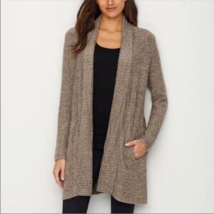 BAREFOOT DREAMS Cozy Chic
Lite Cardigan Style 494 Montecito Taupe Size Medium